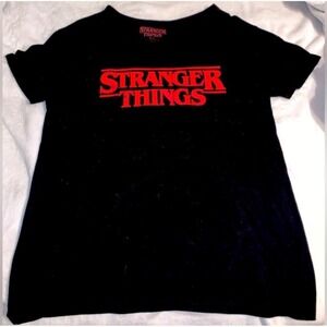 Stranger‎ Things Netflix Black Graphic T Shirt Men Size 2X Large